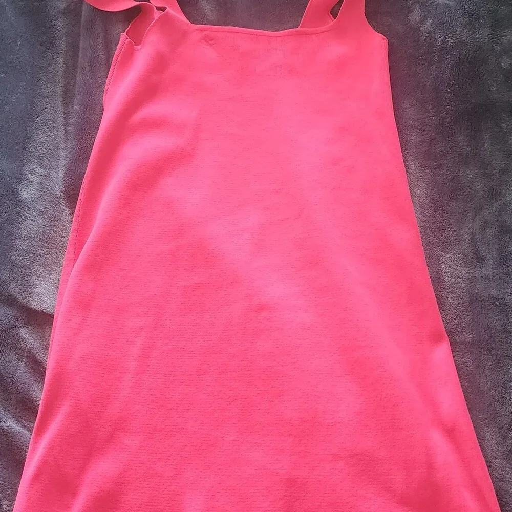 Zara Pink Shell Mini Dress - Picture 7 of 7